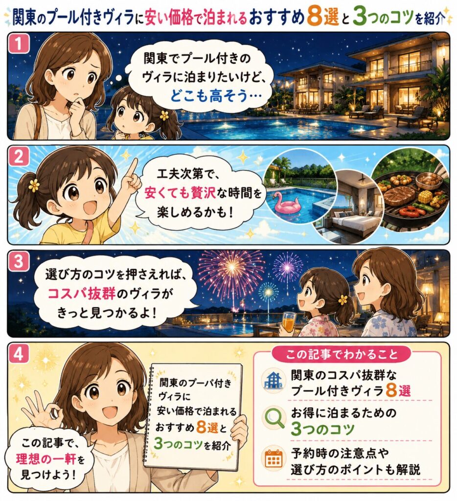 この記事の紹介をする4コマ漫画