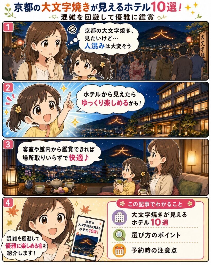 この記事の紹介をする4コマ漫画