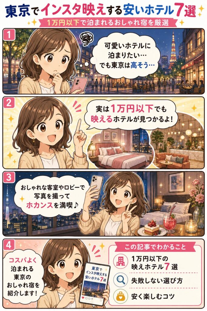 この記事の紹介をする4コマ漫画