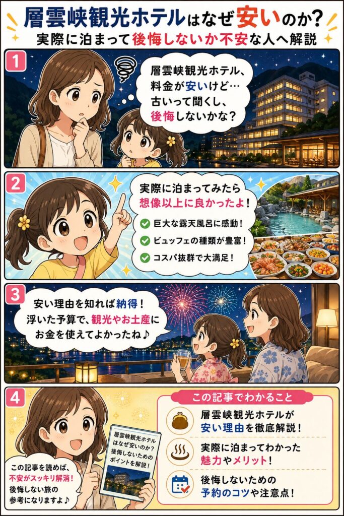 この記事の紹介をする4コマ漫画
