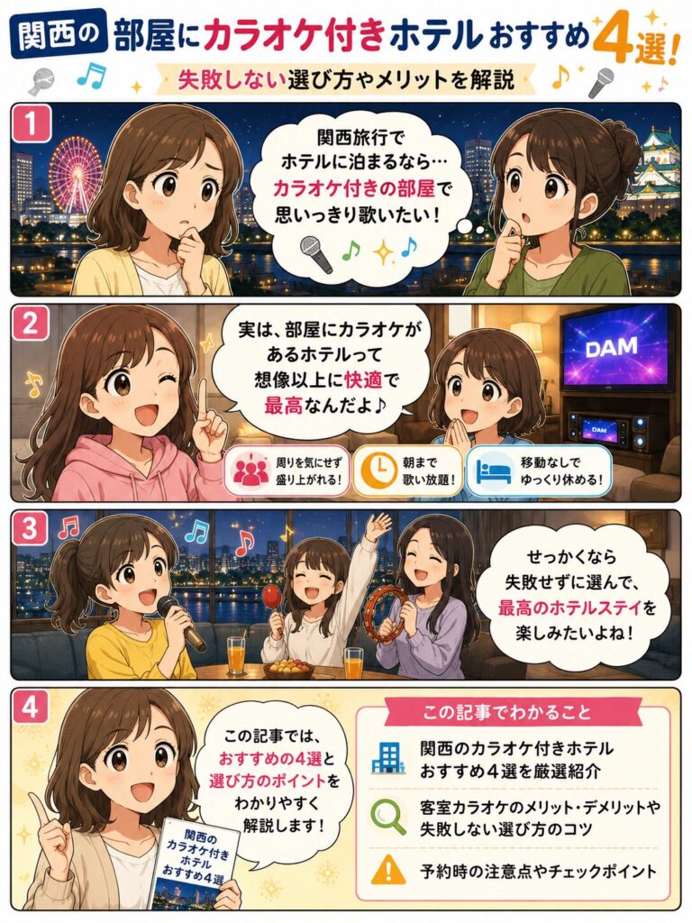 この記事の紹介をする4コマ漫画