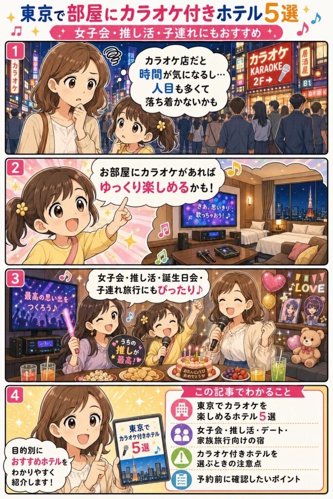 この記事の紹介をする4コマ漫画