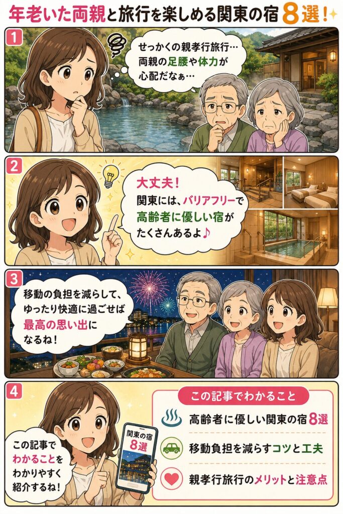 この記事の紹介をする4コマ漫画