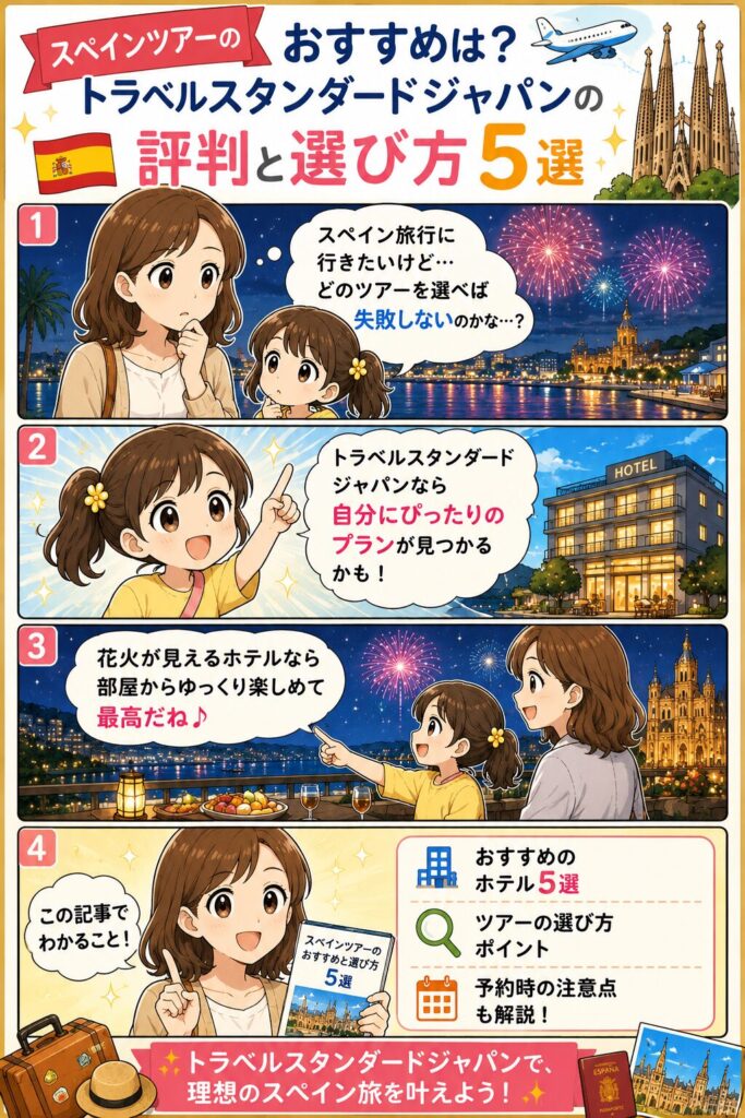 この記事の紹介をする4コマ漫画